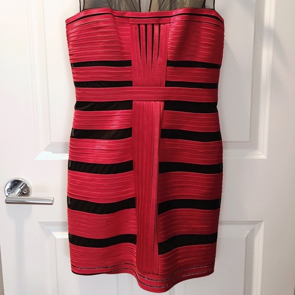 BCBG Maxazria Brenda bandage dress in ruby ♥️ - Picture 2 of 4
